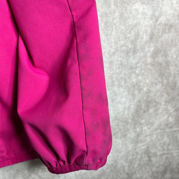 The North Face Jacket Girls Large 14/16 Pink Fleece Lining Zip Up Outdoor Travel - Picture 10 of 16